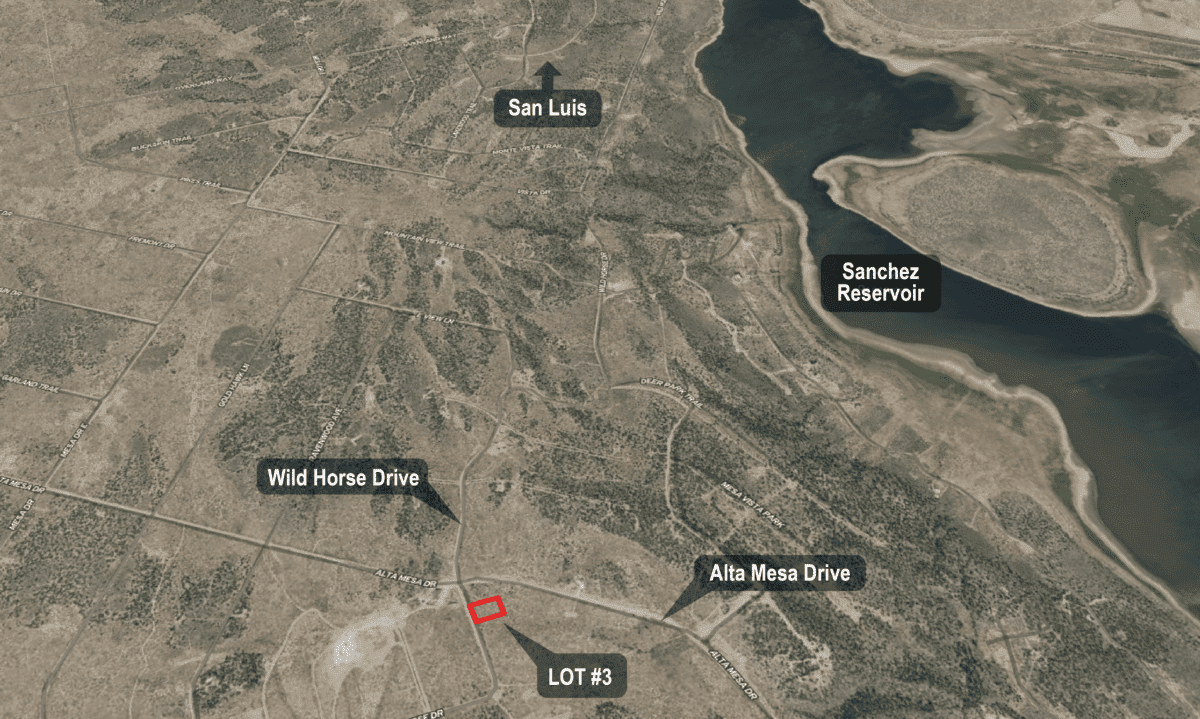 Wild Horse Drive lot 03 Overlay Map